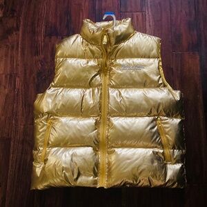 Gold Robin’s Jeans Real American Jeans Vest (never worn)